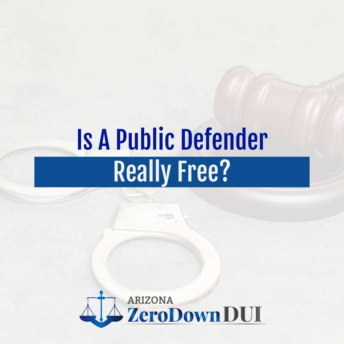 Is A Public Defender Really Free